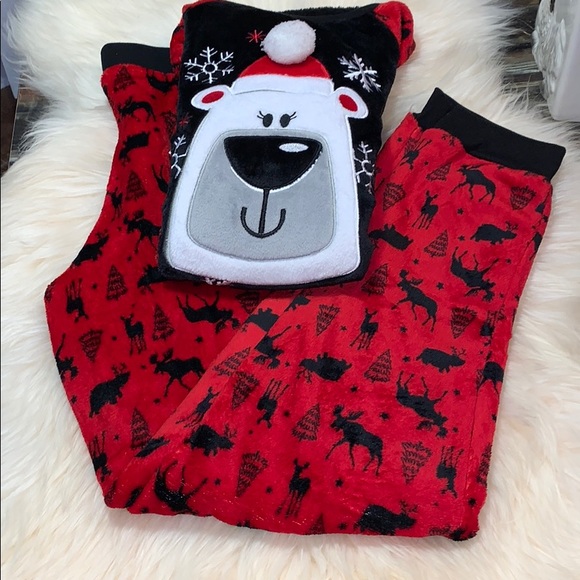 Polar fleece canadiana pajama set NWT. - Picture 2 of 11